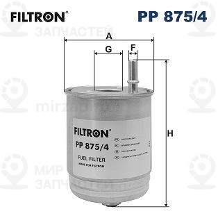 Топливный фильтр FILTRON PP8754