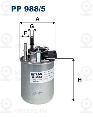 Топливный фильтр FILTRON PP9885