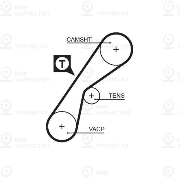 Запчасть GATES 5407XS