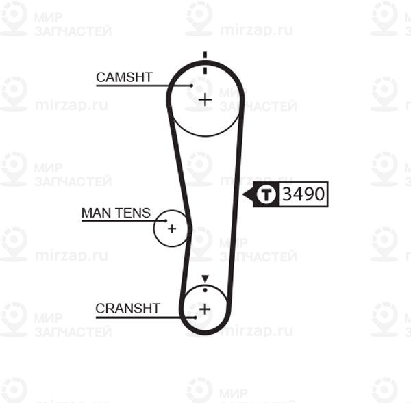 Запчасть GATES 5637XS