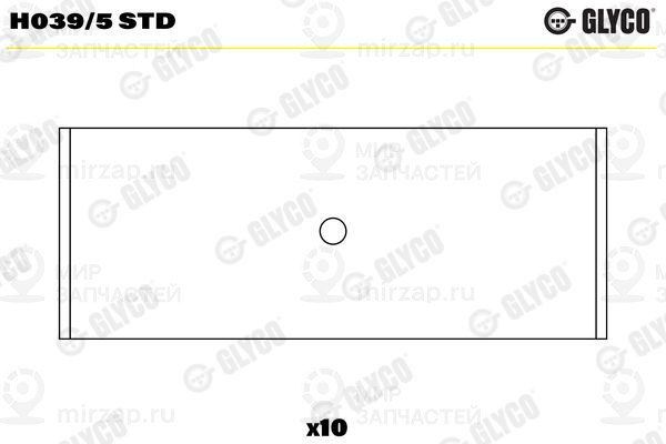 Запчасть GLYCO H0395STD