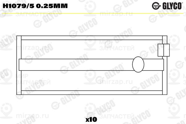 Запчасть GLYCO H10795025MM