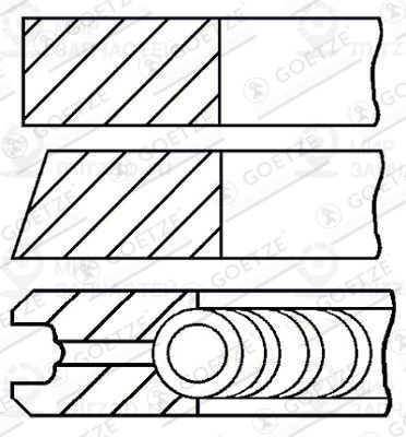 Запчасть GOETZE 0843570000