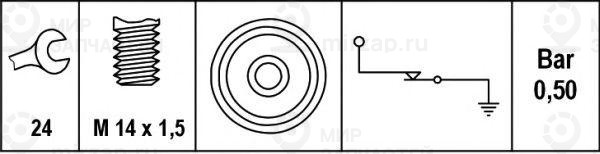 Запчасть HELLA 6ZL008780021