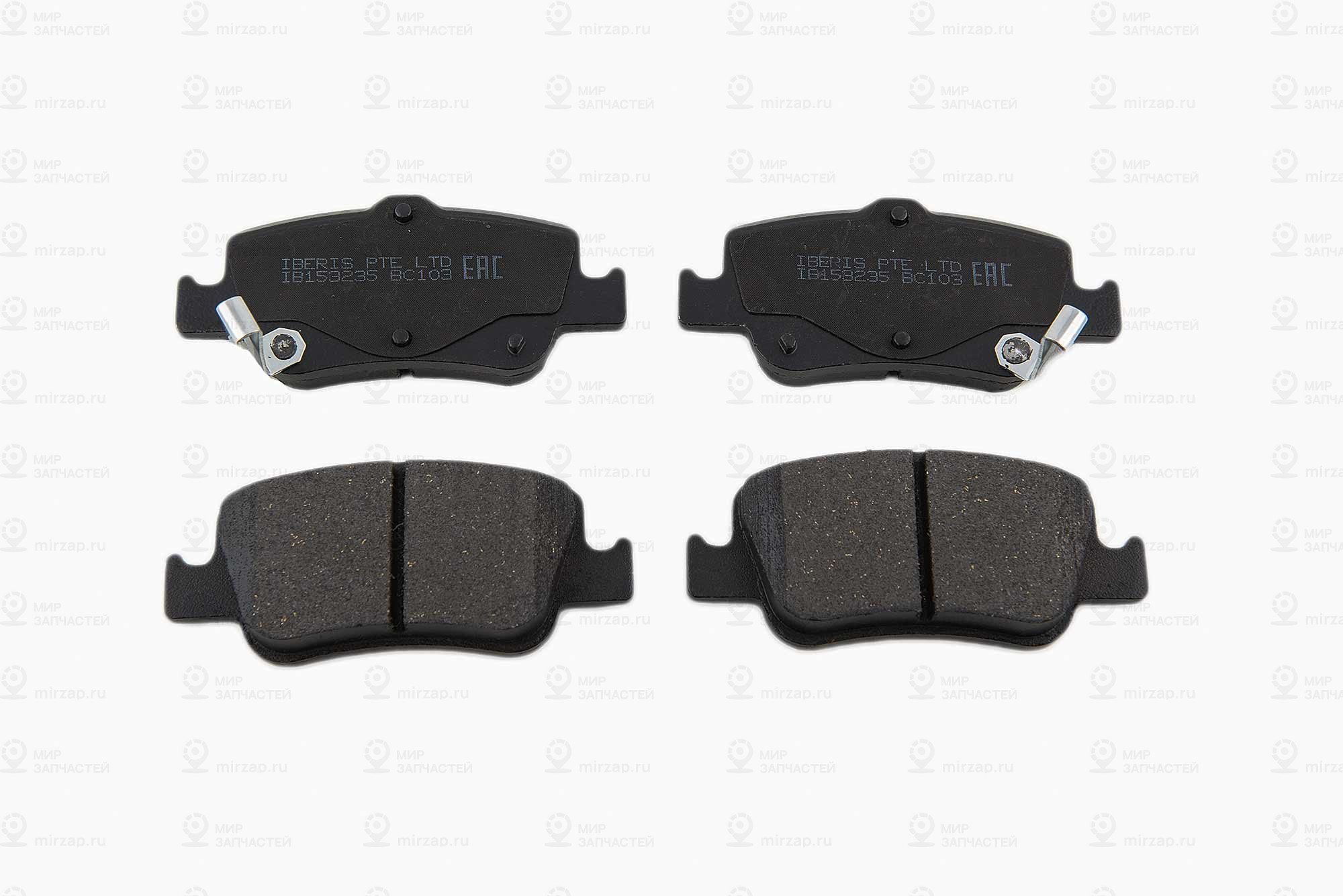 Колодки Тормозные Дисковые Задние, Комплект Iberis IB153235
