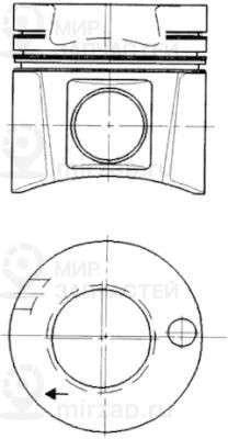 Запчасть KOLBENSCHMIDT 91630600