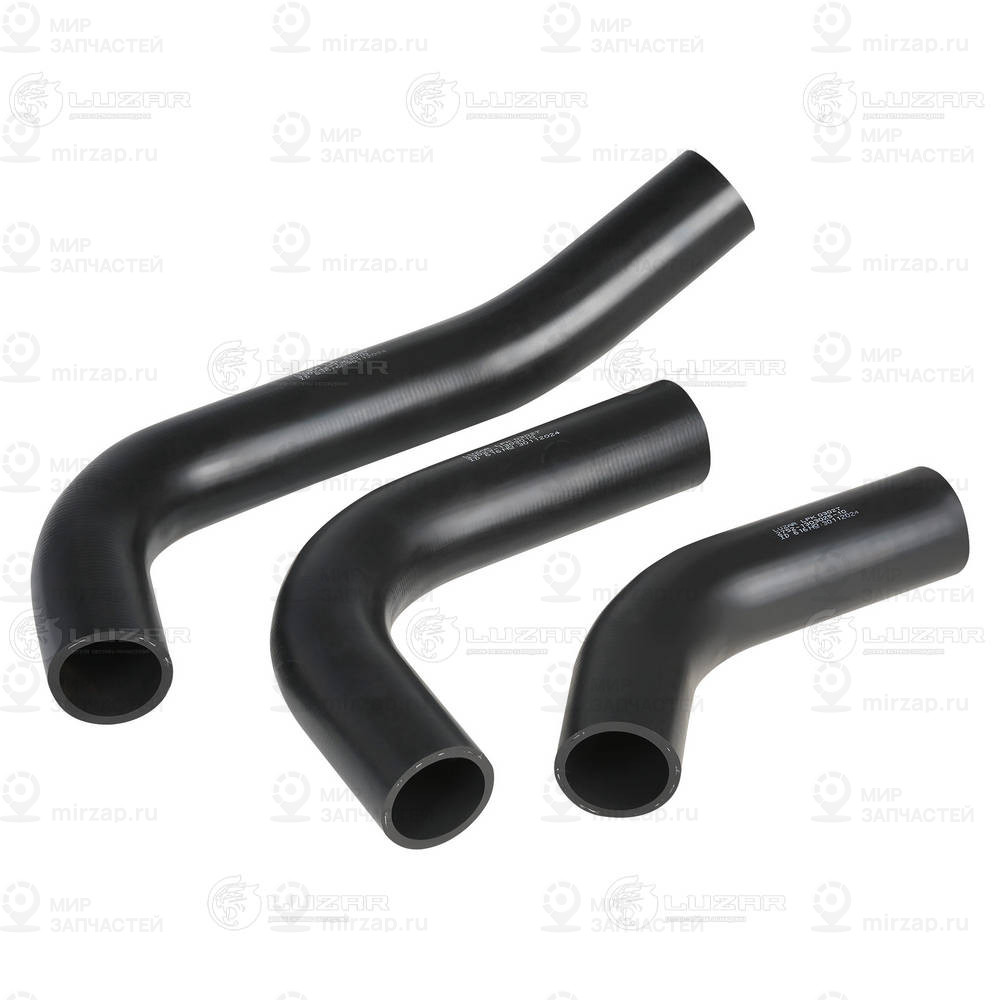 Патрубки Охл. Газель 3302 Умз-4216 Е-3 (Epdm, Кмпл., 3Шт.) LUZAR LPK03027