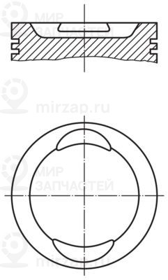 Поршень MAHLE 0094101