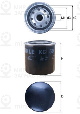 Запчасть MAHLE KC59