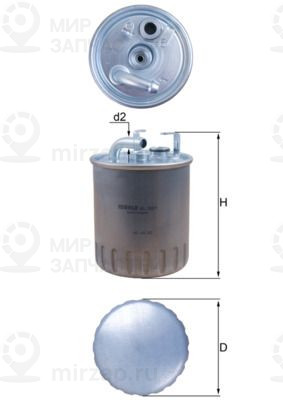 Топливный фильтр MAHLE KL1001