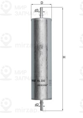 Топливный фильтр MAHLE KL232