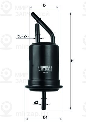 Запчасть MAHLE KL488