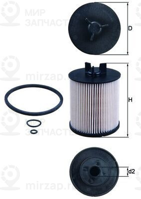 Запчасть MAHLE KX861D