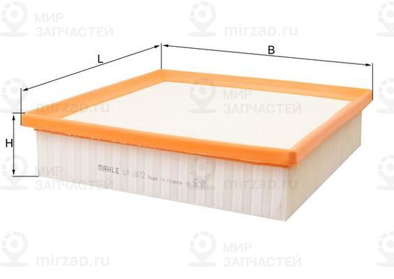 Воздушный фильтр MAHLE LX2872
