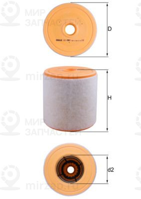 Запчасть MAHLE LX4961