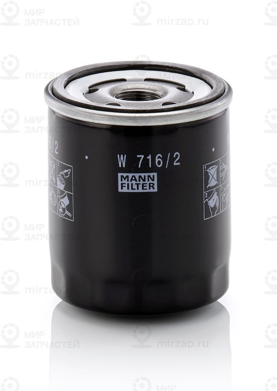 Масляный фильтр MANN-FILTER W7162