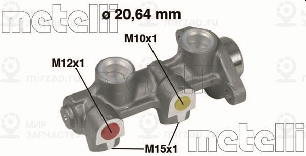 Главный тормозной цилиндр METELLI 050180