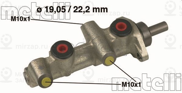 Главный тормозной цилиндр METELLI 050197