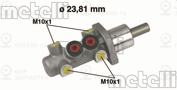 Главный тормозной цилиндр METELLI 050247