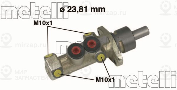 Главный тормозной цилиндр METELLI 050299