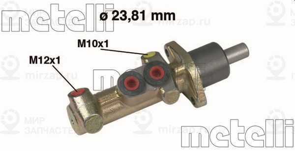 Главный тормозной цилиндр METELLI 050386