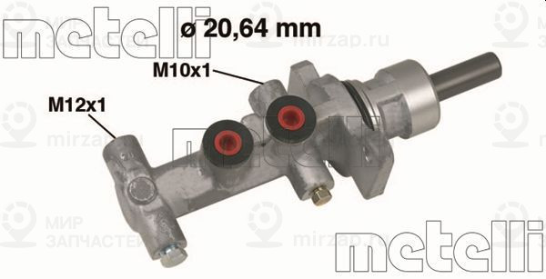 Главный тормозной цилиндр METELLI 050553