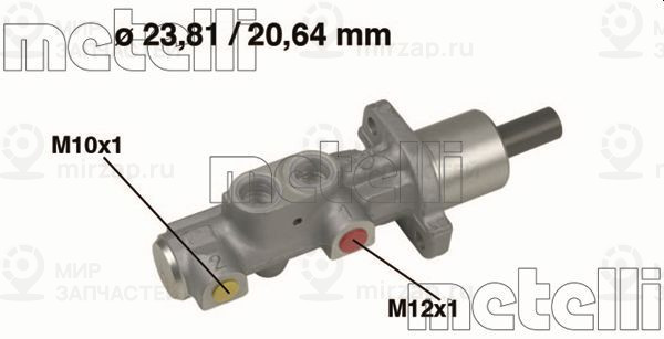 Главный тормозной цилиндр METELLI 050576