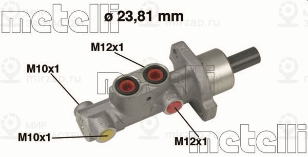 Главный тормозной цилиндр METELLI 050631