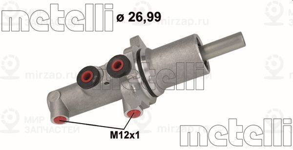 Главный тормозной цилиндр METELLI 051144