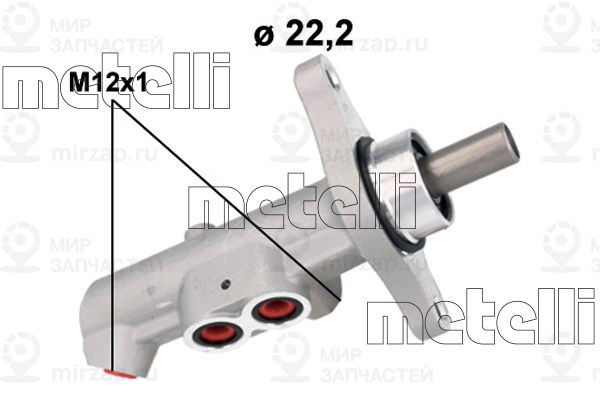 Главный тормозной цилиндр METELLI 051177