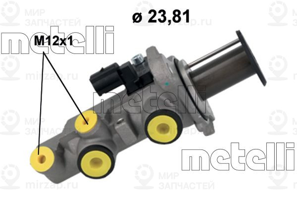 Главный тормозной цилиндр METELLI 051250