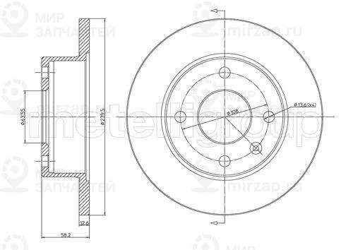 Запчасть METELLI 230098