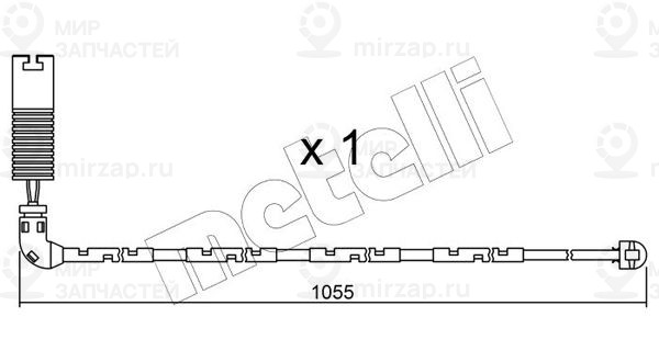 Сигнализатор, износ тормозных колодок METELLI SU196