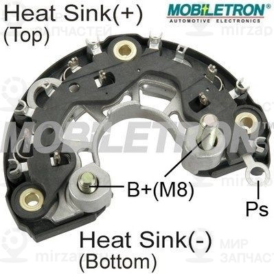 Выпрямитель, генератор MOBILETRON RB116H