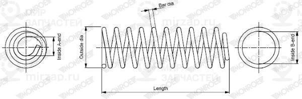 Запчасть MONROE SP3670