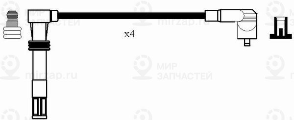 Комплект проводов зажигания NGK 0501