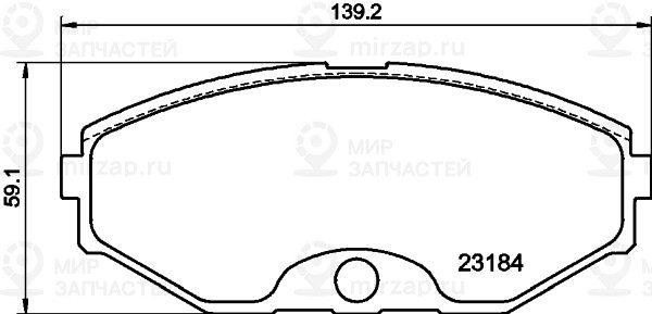 Запчасть PAGID 8DB355011631