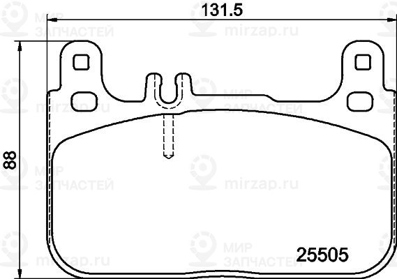 Запчасть PAGID 8DB355021941