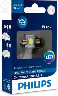 Лампа накаливания, oсвещение салона PHILIPS 129416000KX1