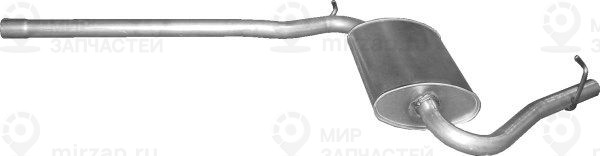 Средний глушитель выхлопных газов POLMOSTROW 01131