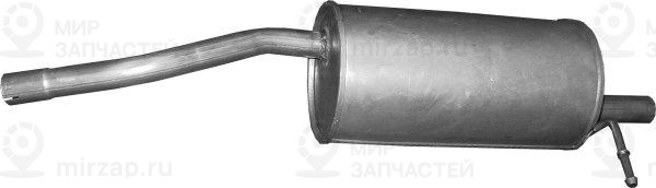 Глушитель выхлопных газов конечный POLMOSTROW 0200