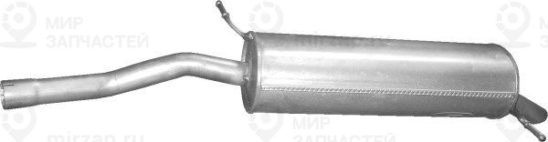 Глушитель выхлопных газов конечный POLMOSTROW 0409
