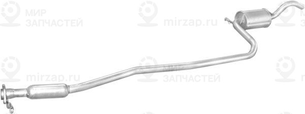 Средний глушитель выхлопных газов POLMOSTROW 08157