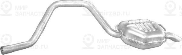 Глушитель выхлопных газов конечный POLMOSTROW 08240