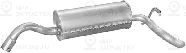 Глушитель выхлопных газов конечный POLMOSTROW 0851