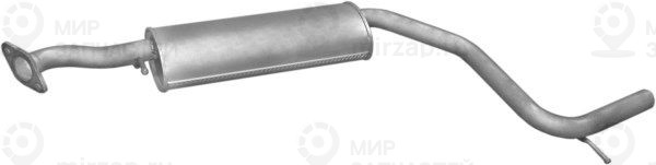 Средний глушитель выхлопных газов POLMOSTROW 08554