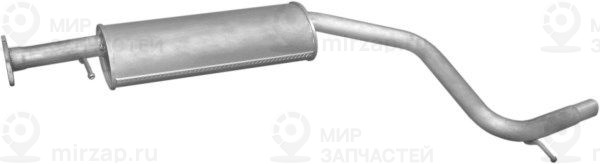 Средний глушитель выхлопных газов POLMOSTROW 08559