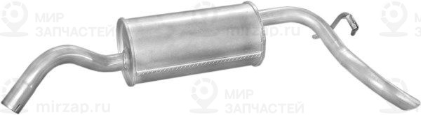 Глушитель выхлопных газов конечный POLMOSTROW 0890
