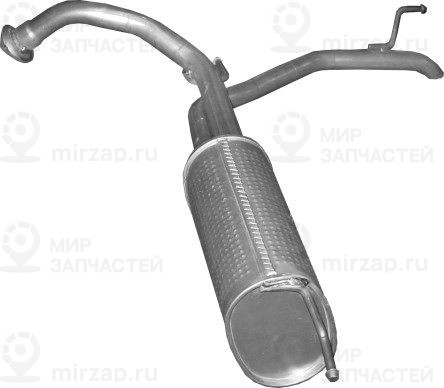 Глушитель выхлопных газов конечный POLMOSTROW 0938
