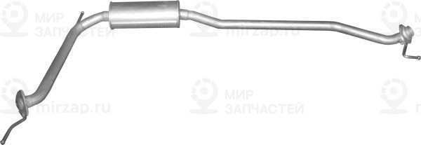 Средний глушитель выхлопных газов POLMOSTROW 0942